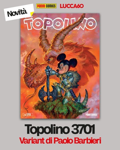 Topolino 3701 variant lucca - topolino,