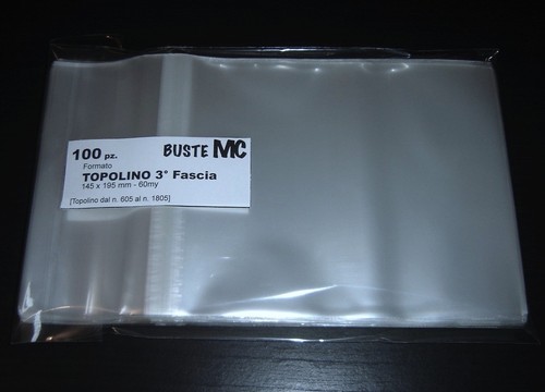 Buste per fumetti topolino - per,