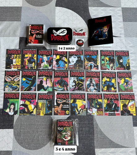Diabolik set cartoline - set:, 1-4°