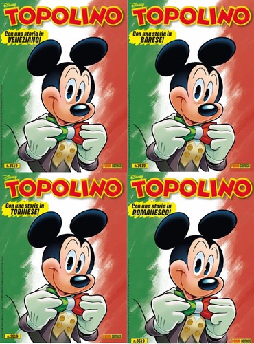 Topolino 3619 variant - topolino, set
